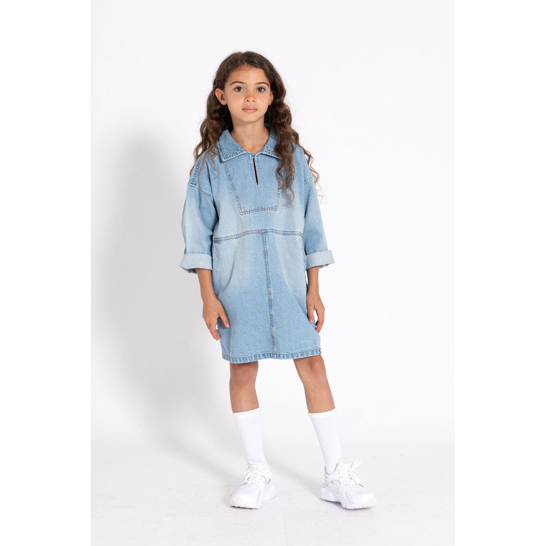 Finger In The Nose Blue Denim Olga Dress