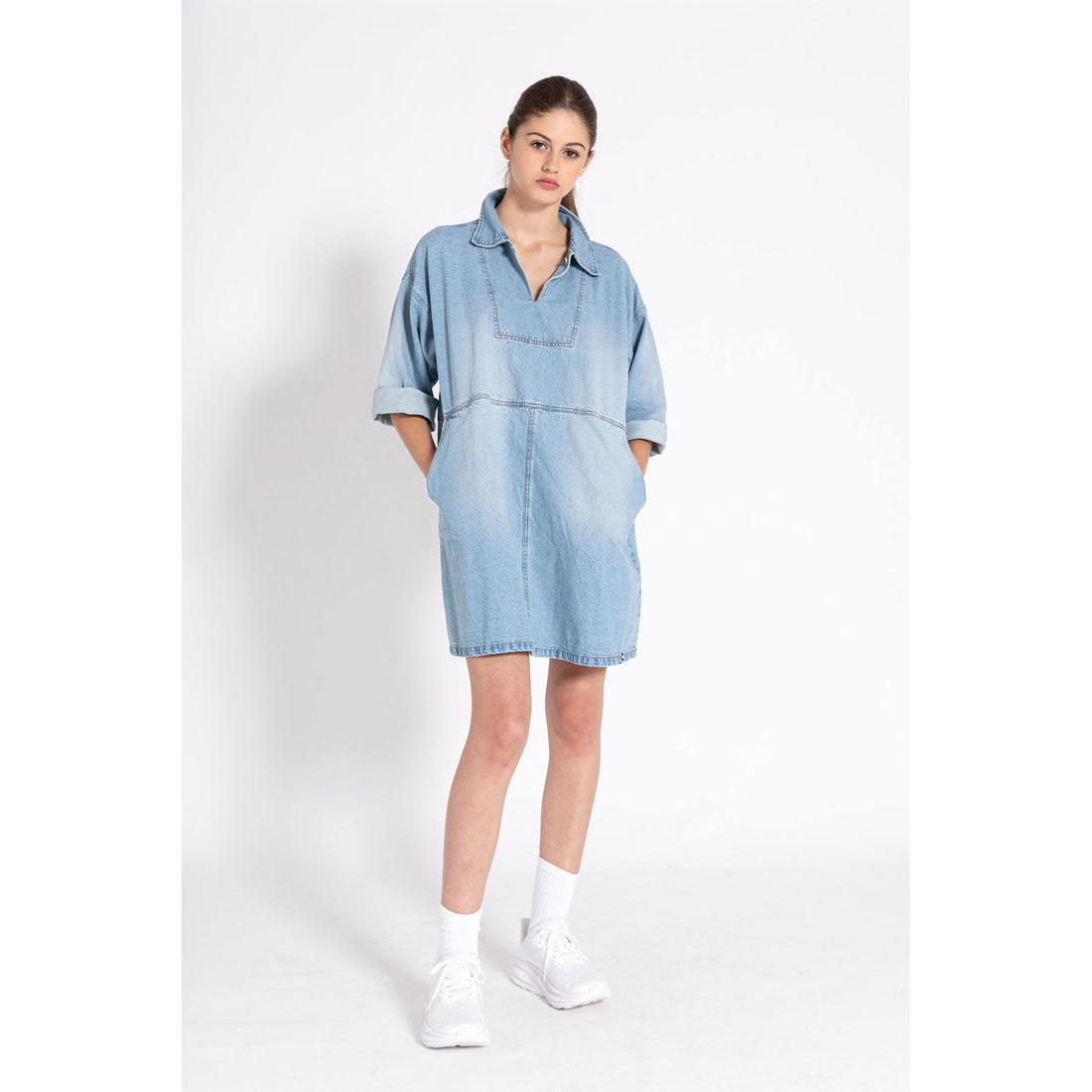 finger in the nose denim dress Finger In The Nose Kid Girl Kids dress Blue Size 10 Cotton