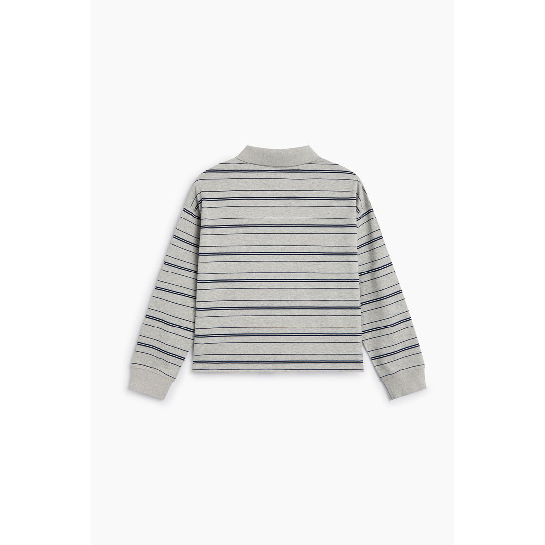 The New Society Black Iris Stripe Ona Polo