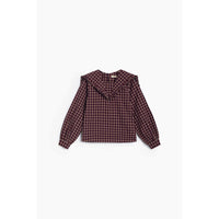 The New Society Orbit Check Blouse