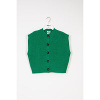 Indee Mint Green Osiris Sleeveless Cardigan