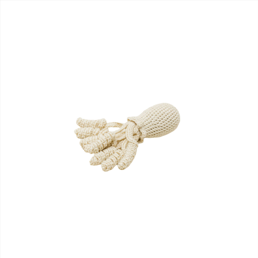 Yaarn Beige Octopus Rattle