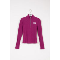 Indee Violet Oregano Zipped Cotton Pullover