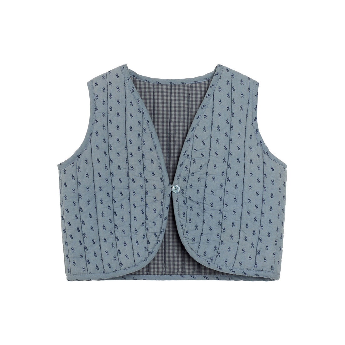 Little Cotton Clothes Dorest Floral Organic Bay Waistcoat
