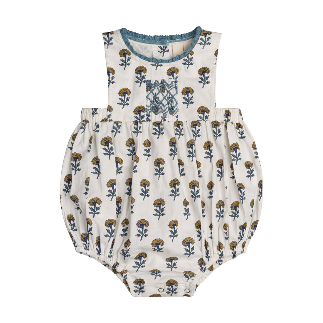 Little Cotton Clothes Marigold Floral Organic Bridget Romper