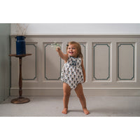 Little Cotton Clothes Marigold Floral Organic Bridget Romper