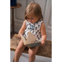 Little Cotton Clothes Marigold Floral Organic Bridget Romper