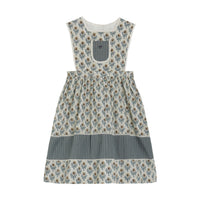 Little Cotton Clothes Thistle Floral Organic Dorothea Pinafore