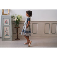 Little Cotton Clothes Thistle Floral Organic Dorothea Pinafore