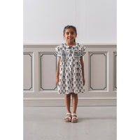 Little Cotton Clothes Marigold Floral Organic Elizabeth Smocked Dress