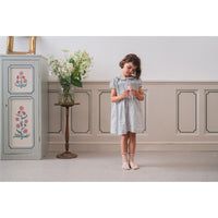 Little Cotton Clothes Porcelain Organic Elizabeth Smocked Dress