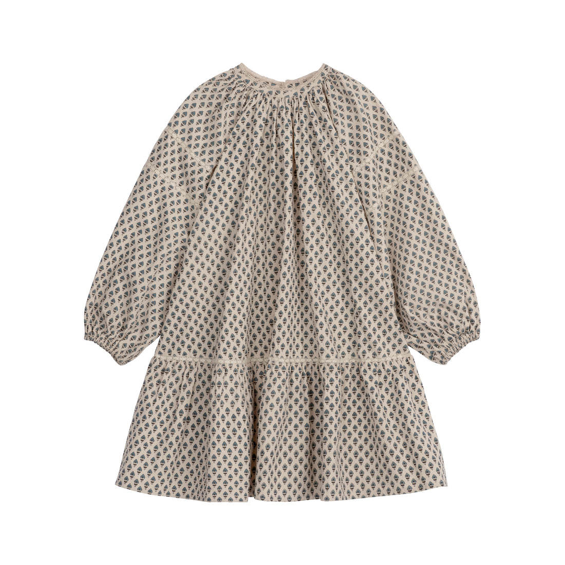 Little Cotton Clothes Sorrel Floral Organic Fern Dress