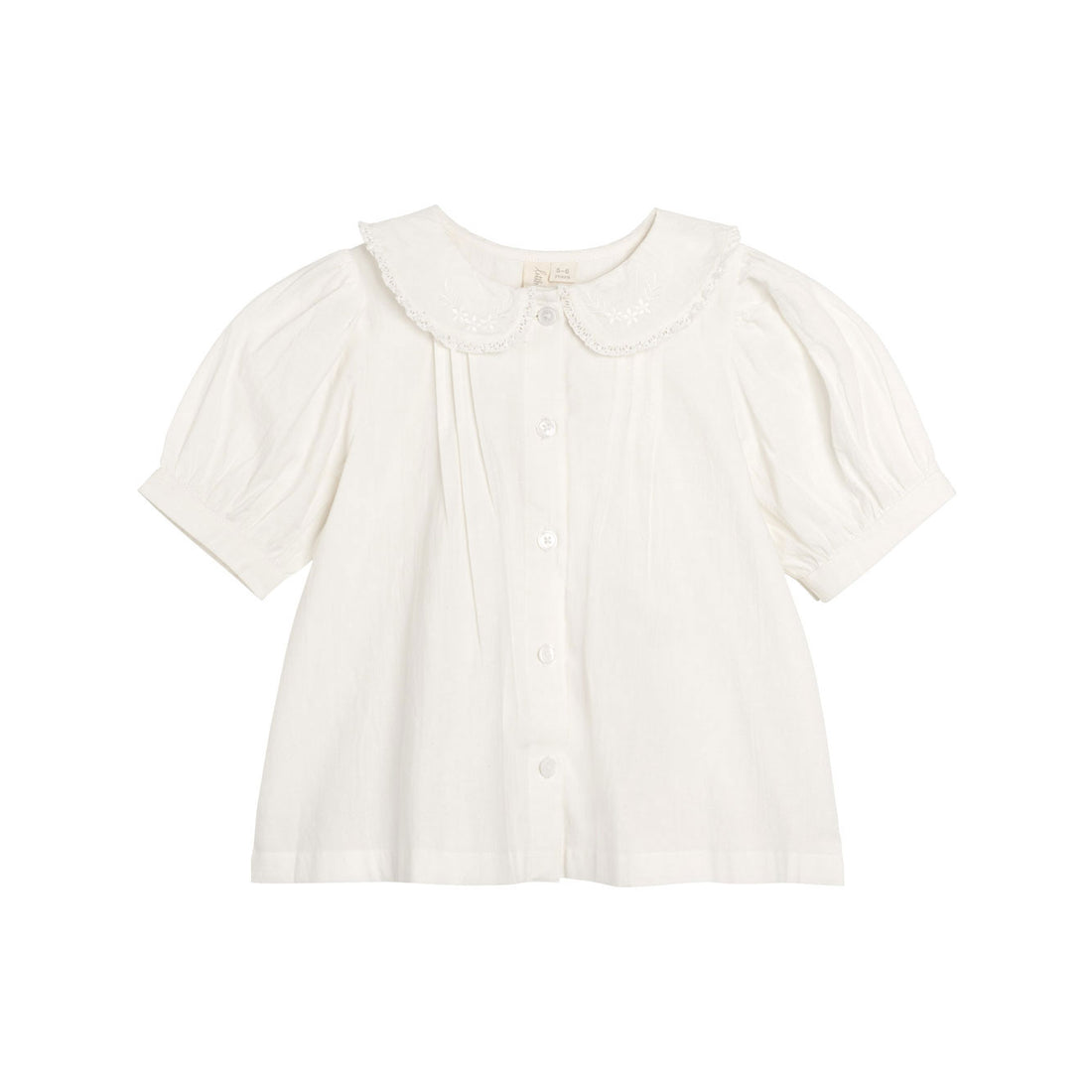 Little Cotton Clothes White Organic Gabriella Blouse