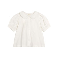 Little Cotton Clothes White Organic Gabriella Blouse
