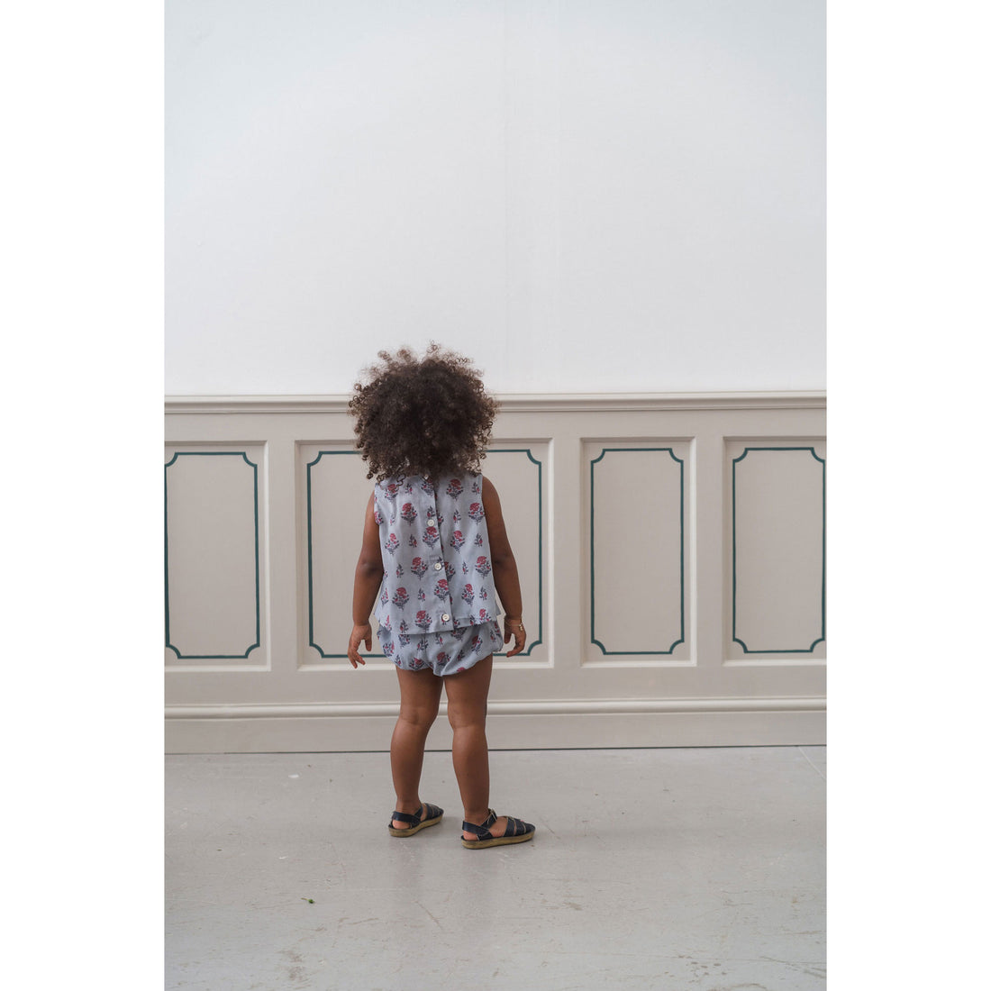 Little Cotton Clothes Juniper Floral Organic Hannah Blouse