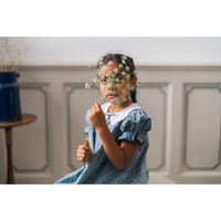 Little Cotton Clothes Dorset Floral Organic Iris Dress