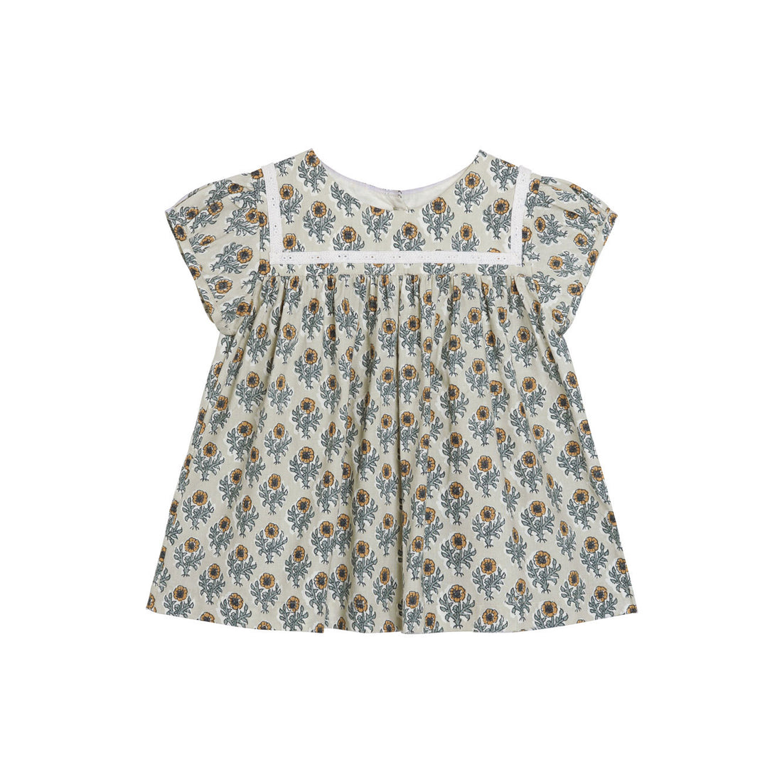 Little Cotton Clothes Thistle Floral Organic Juno Blouse