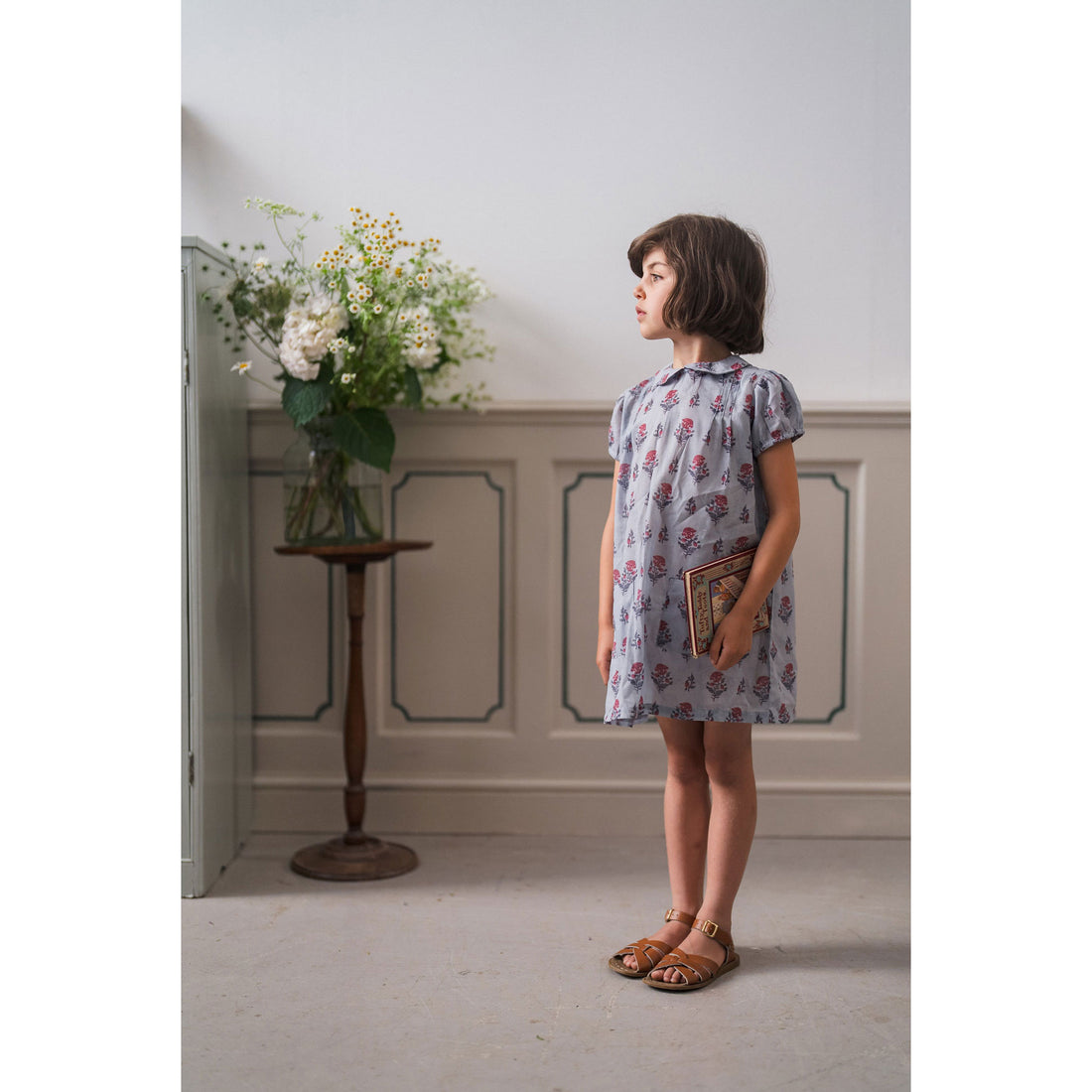 Little Cotton Clothes Juniper Floral Organic Mimi Dress