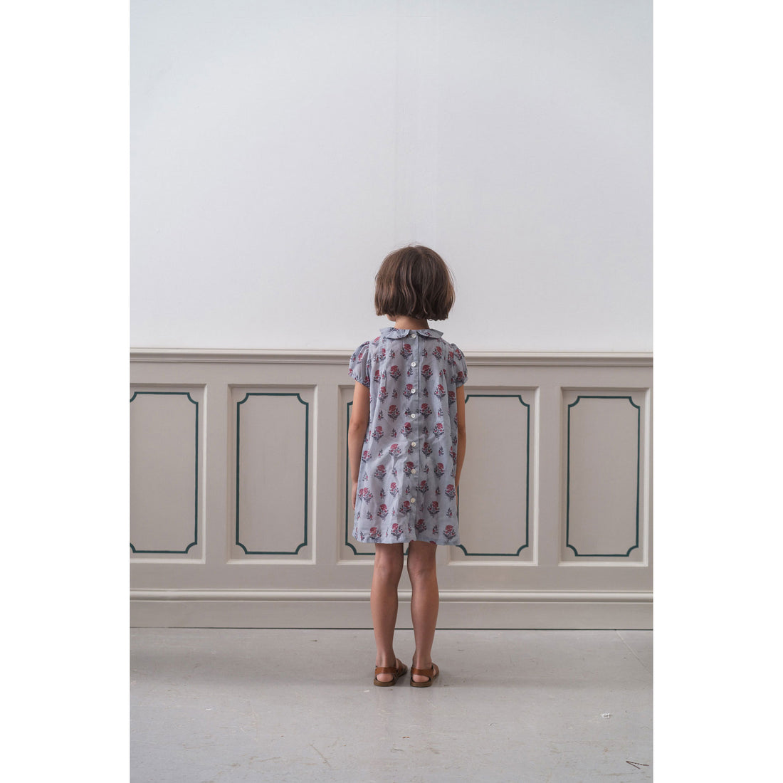 Little Cotton Clothes Juniper Floral Organic Mimi Dress