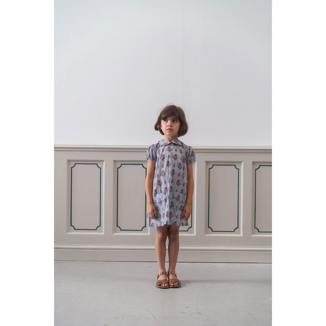Little Cotton Clothes Juniper Floral Organic Mimi Dress