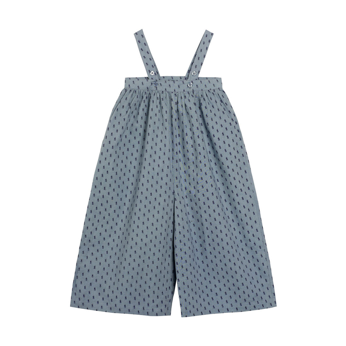 Little Cotton Clothes Dorset Floral Organic Nanou Dungarees
