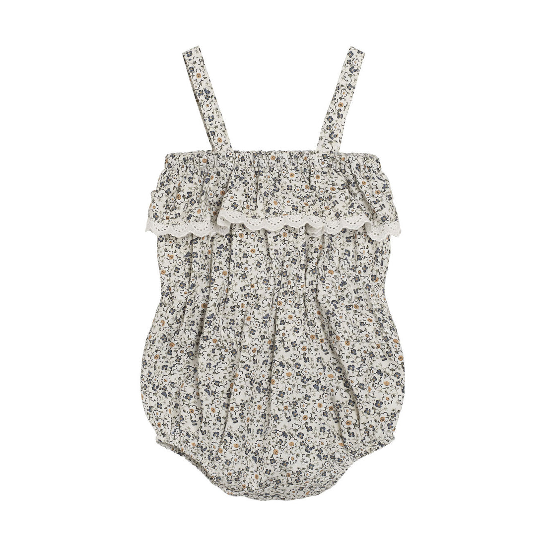 Little Cotton Clothes Evesham Floral Organic Nelly Romper