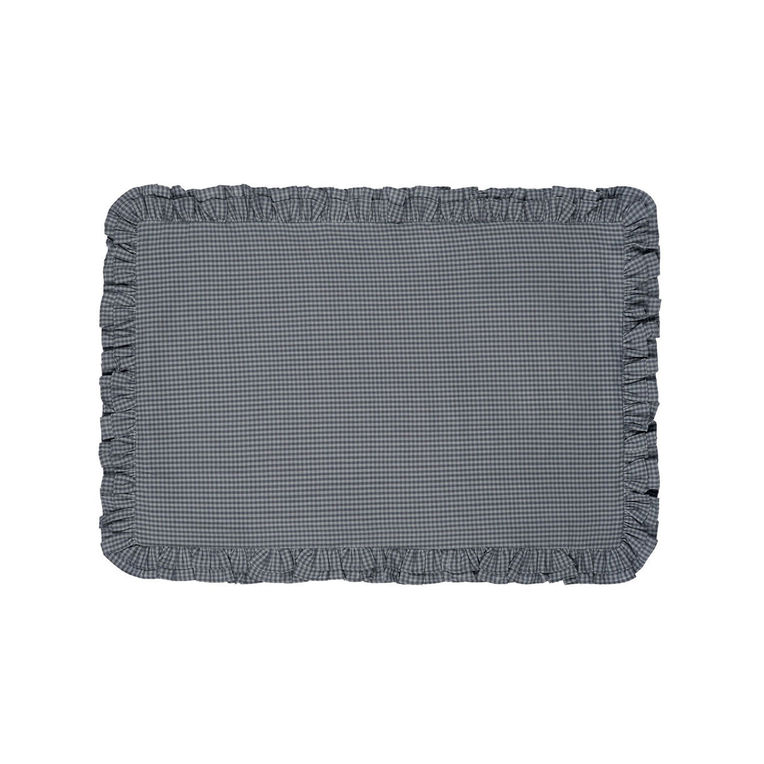 Little Cotton Clothes Little Blue Check Organic Pillowcase
