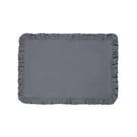 Little Cotton Clothes Little Blue Check Organic Pillowcase