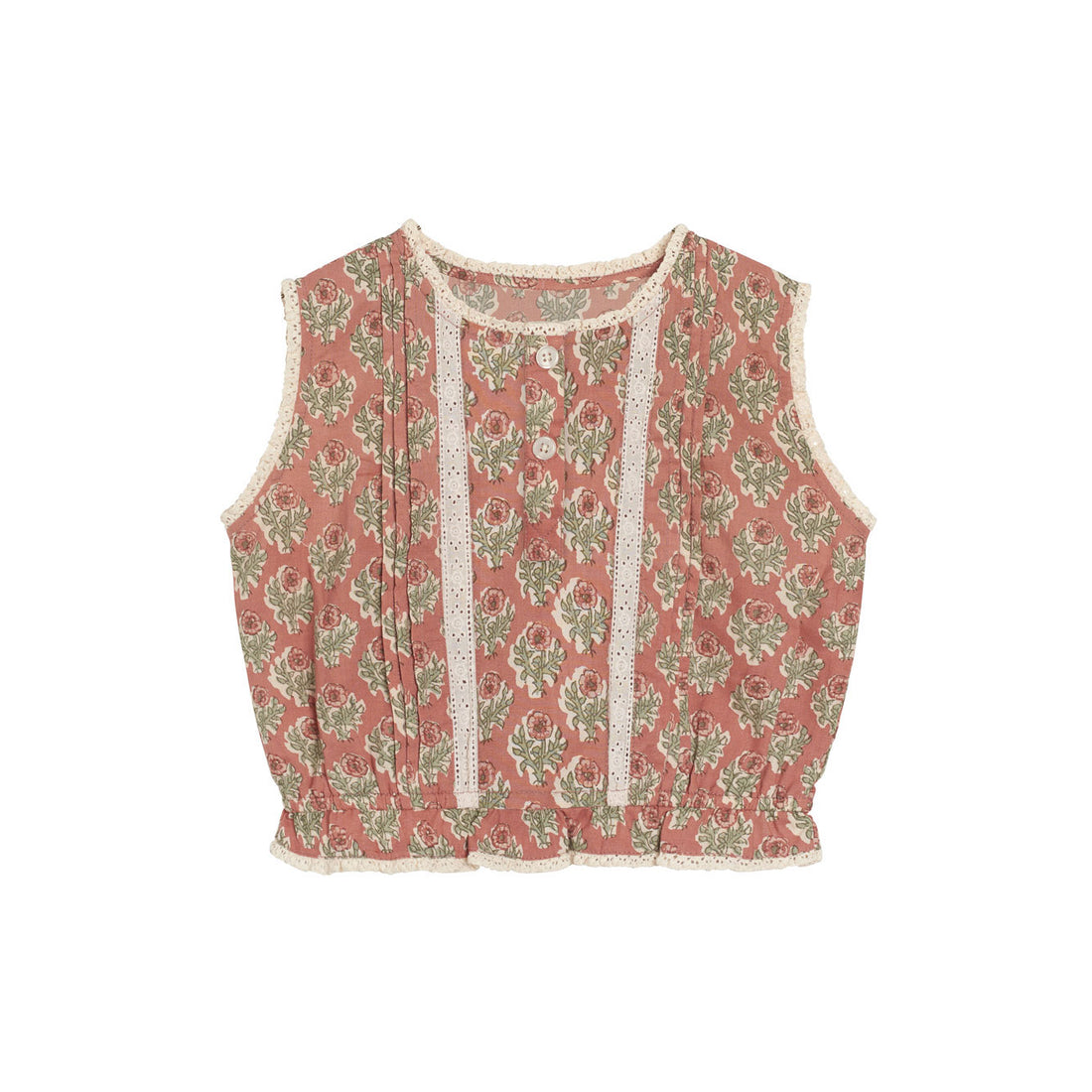 Little Cotton Clothes Summer Jam Floral Organic Pip Blouse