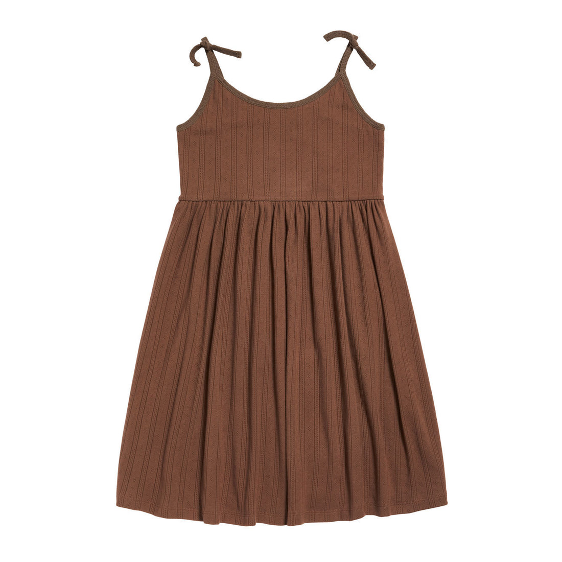 Little Cotton Clothes Cinnamon Organic Pointelle Lulu Dress