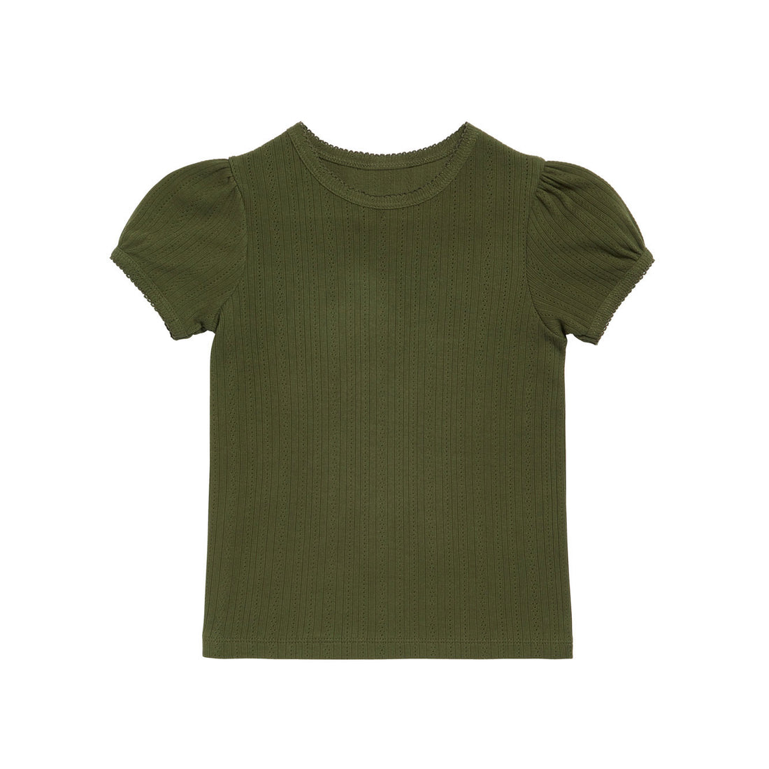Little Cotton Clothes Fern Organic Pointelle T-shirt