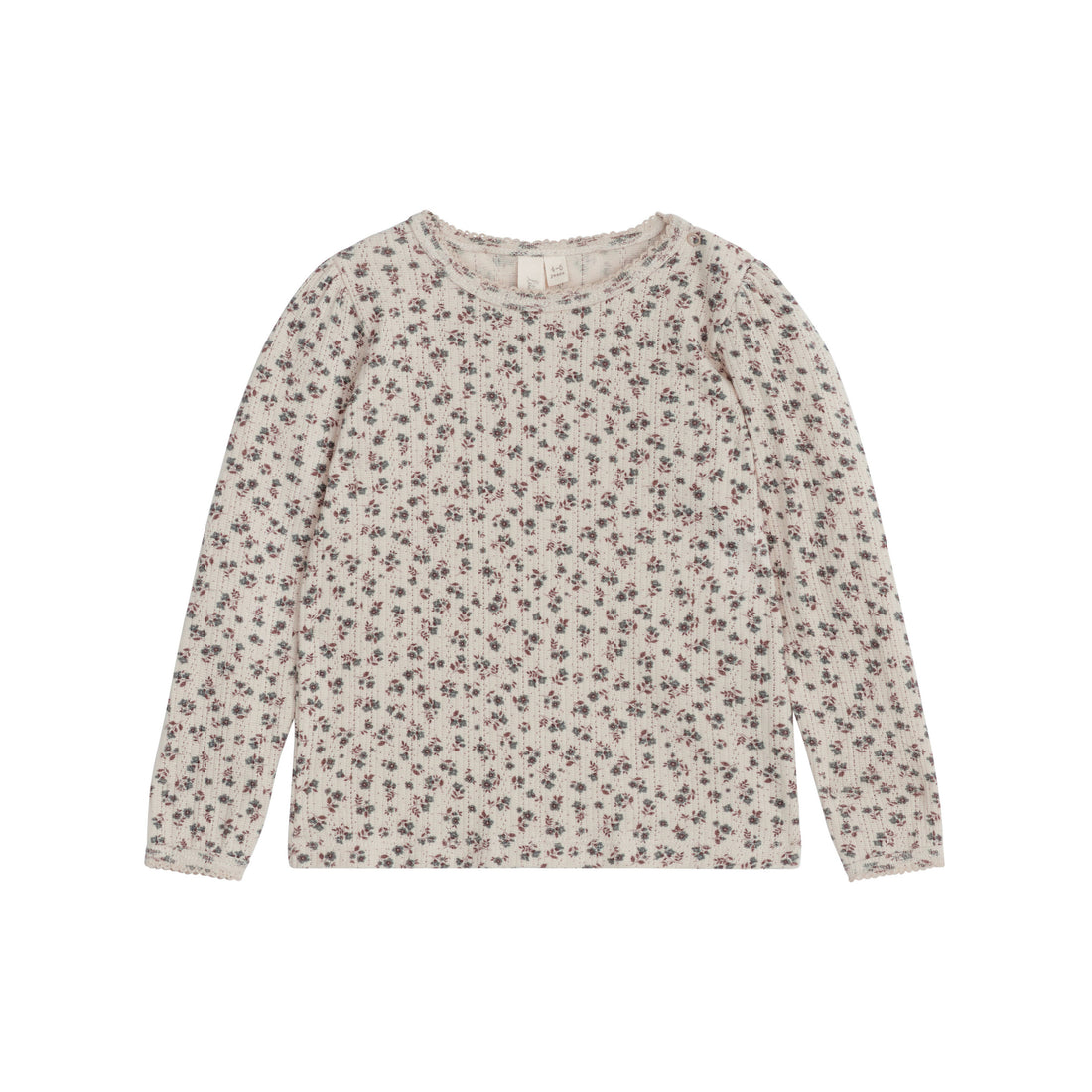Little Cotton Clothes Field Floral Organic Pointelle T-Shirt
