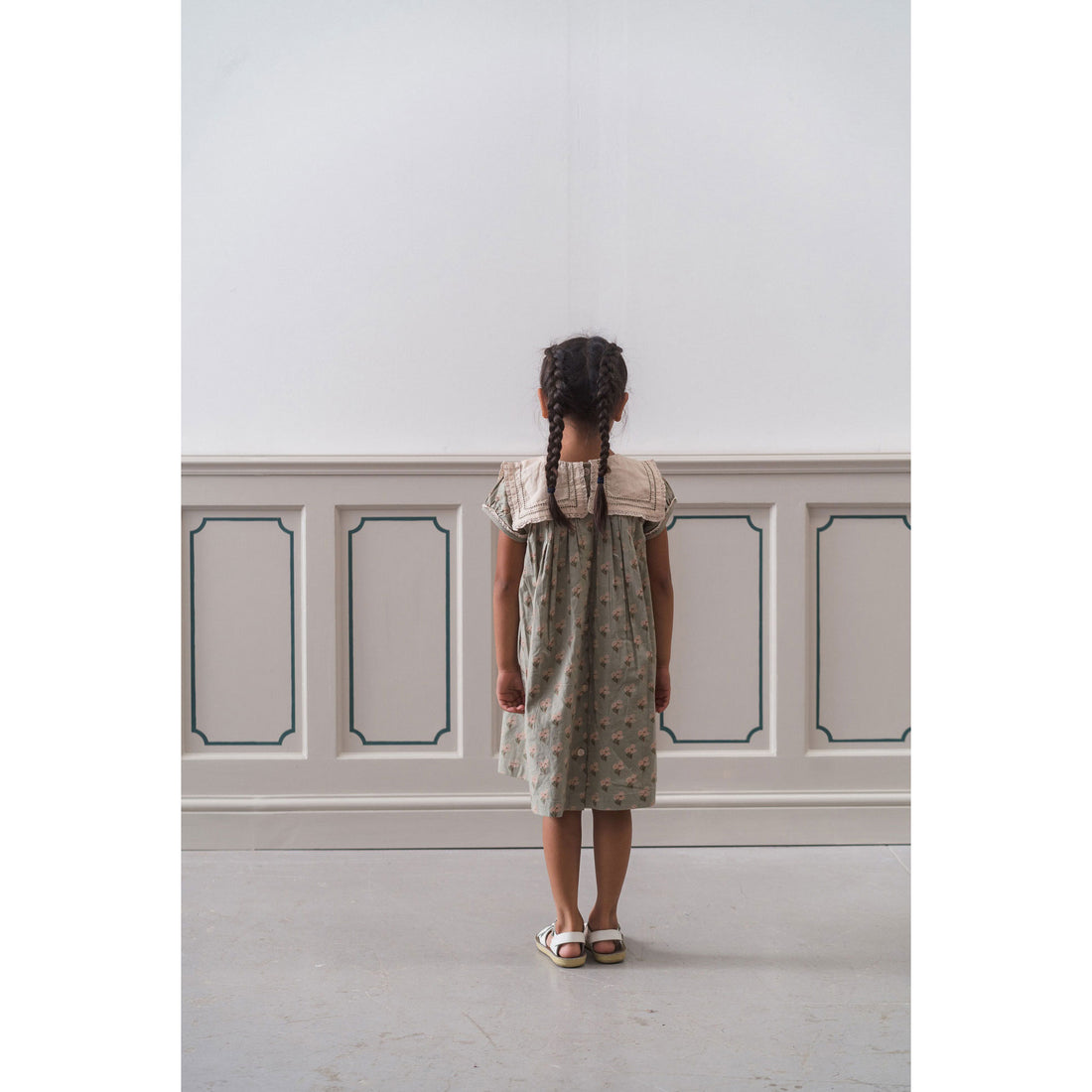 Little Cotton Clothes Poppy Floral Organic Simone Dress