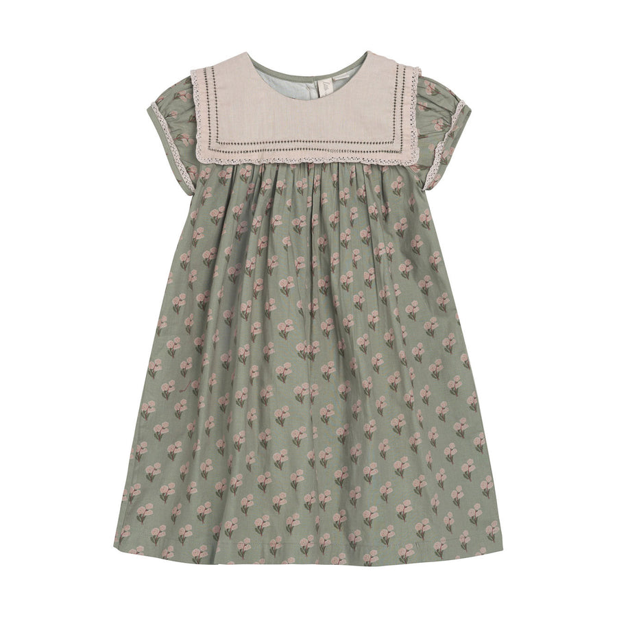 Little Cotton Clothes Poppy Floral Organic Simone Dress