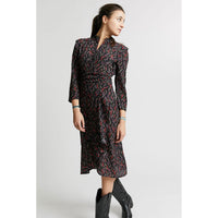 Indee Black Organico Printed Long Dress