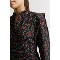 Indee Black Organico Printed Long Dress