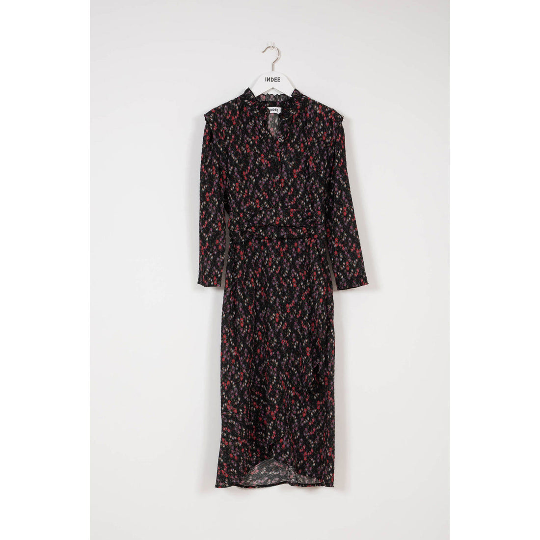 Indee Black Organico Printed Long Dress