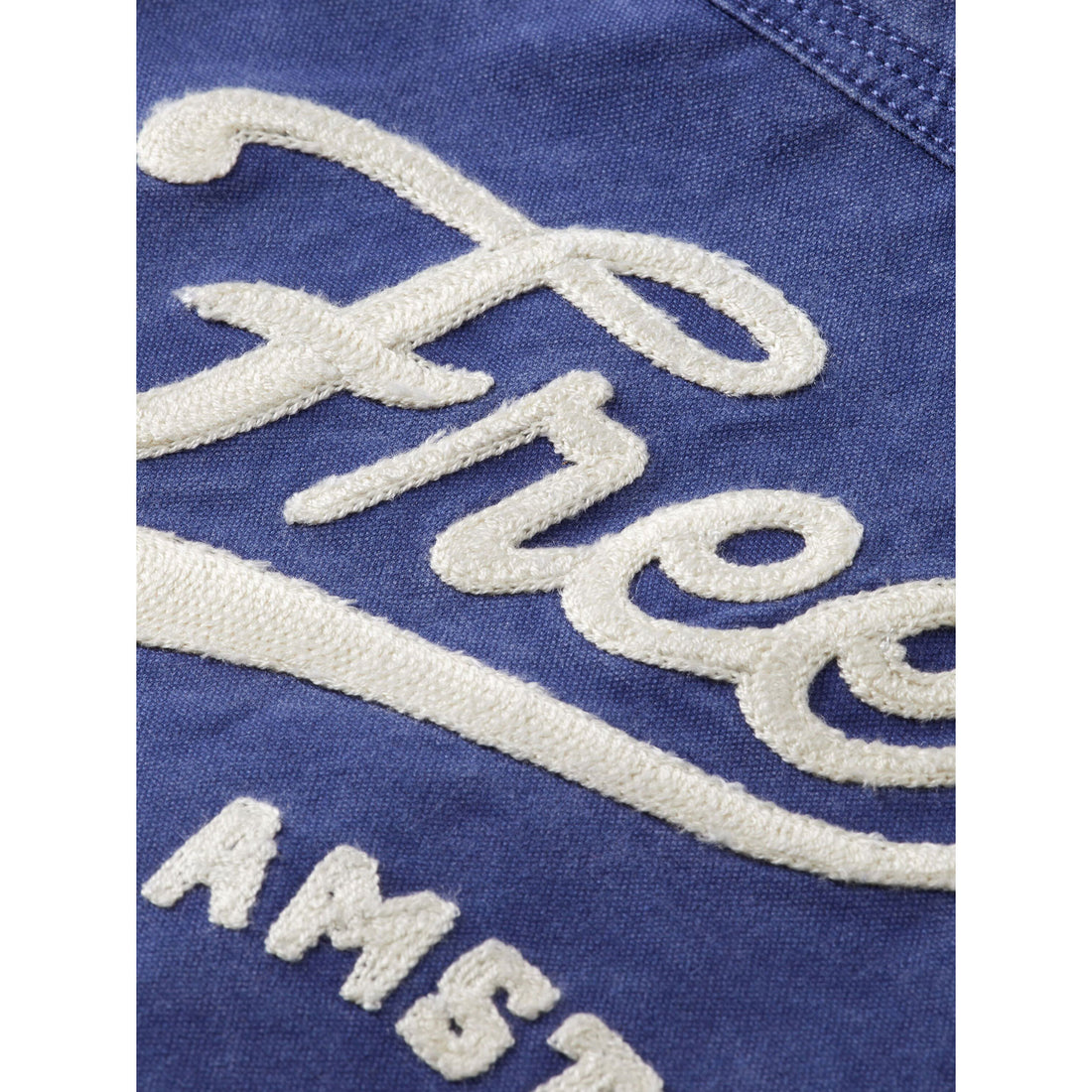 Scotch Shrunk Worker Blue Washed Artwork Jacket