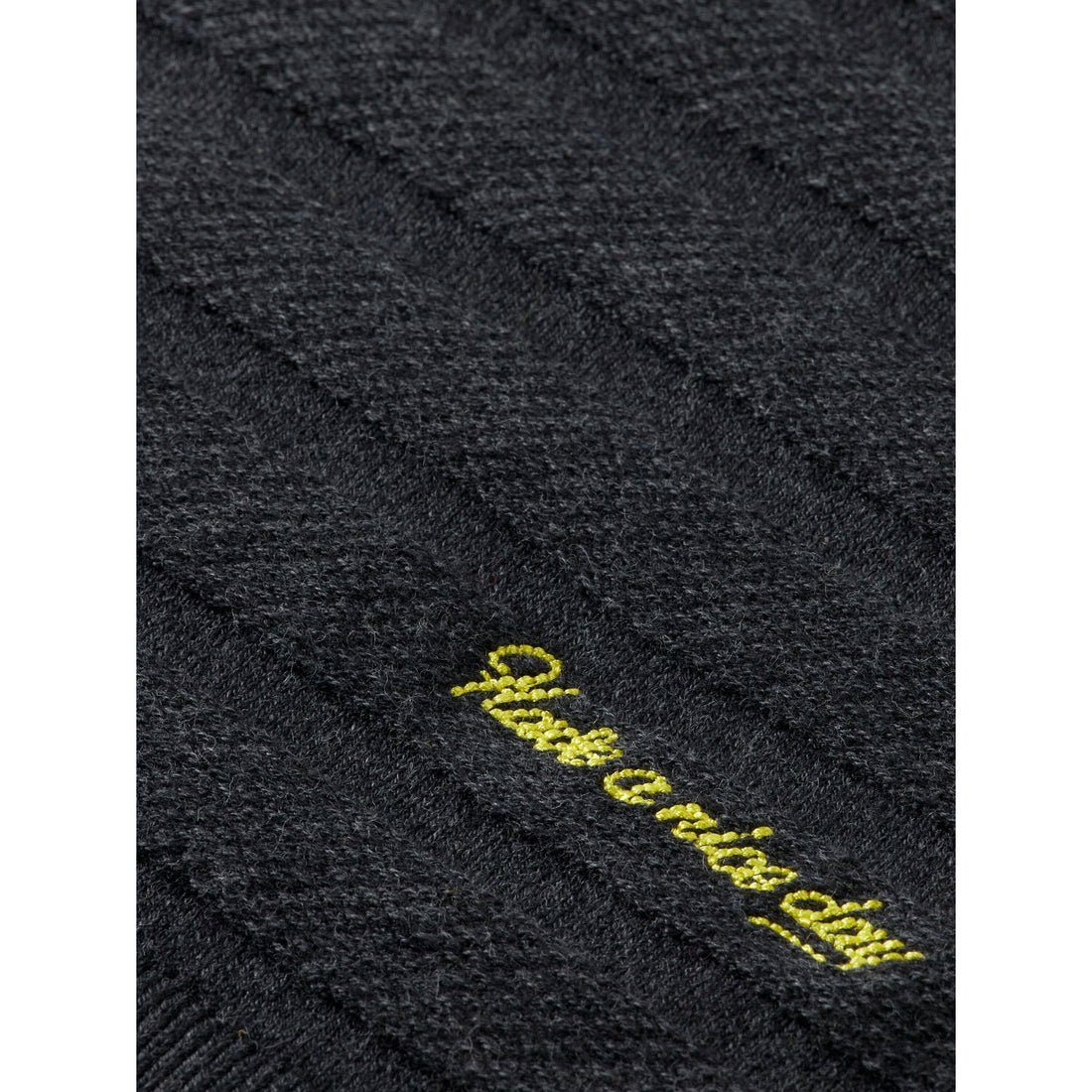 Scotch Shrunk Antracite Melange Structured Pullover