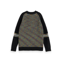 Scotch Shrunk Multi Melange Colorful Structured Pullover