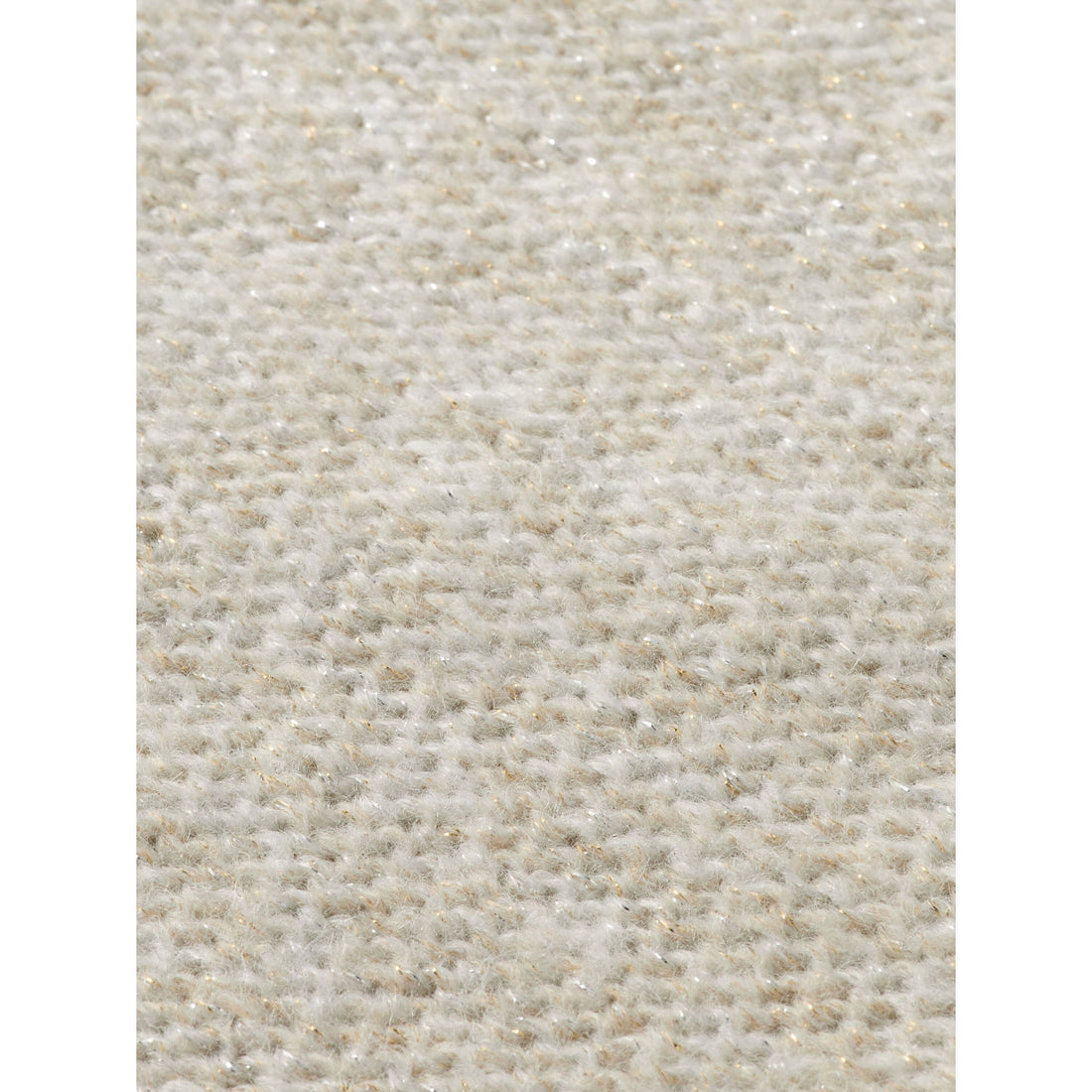 Scotch Shrunk Ecru Metallic Yarn Cardigan