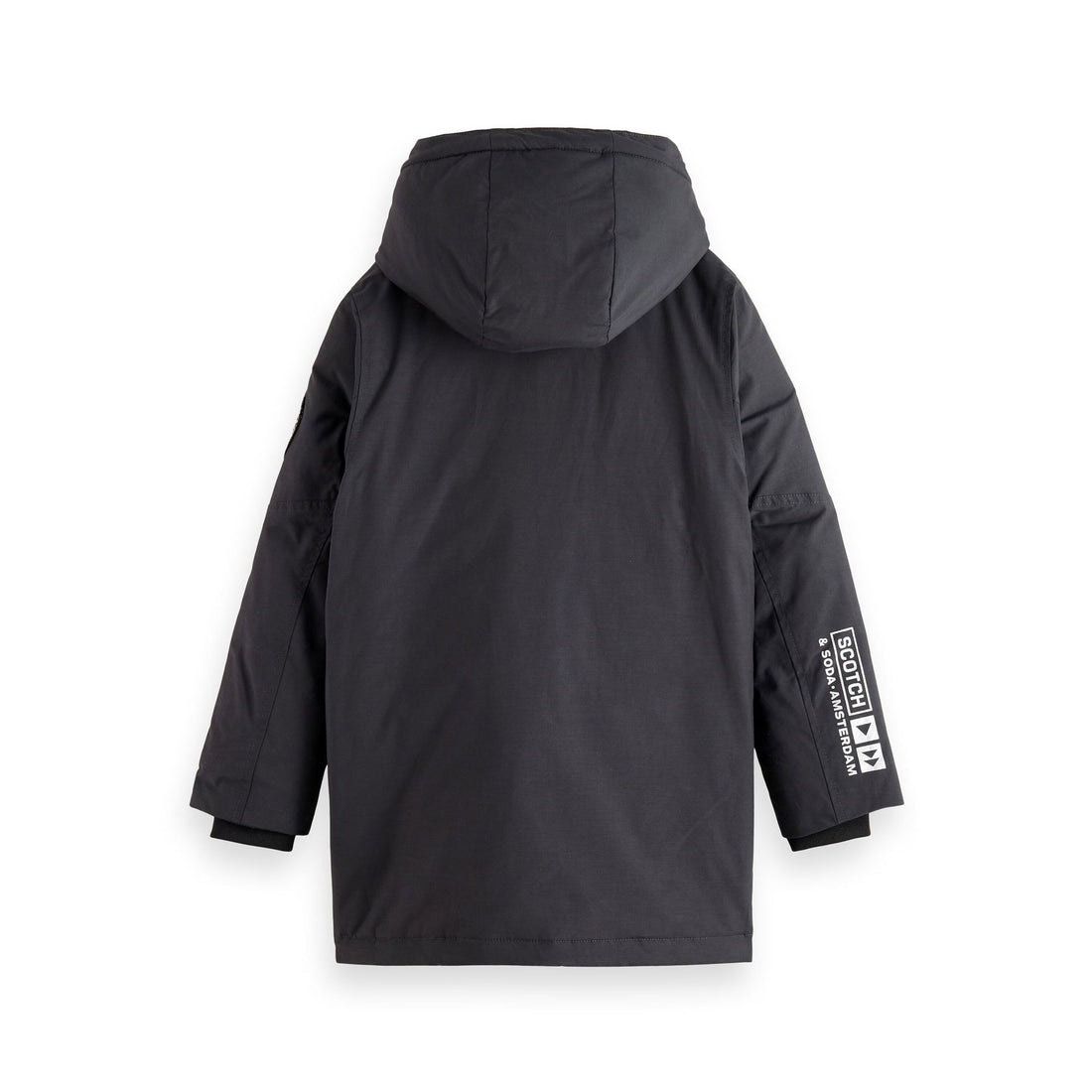 Scotch Shrunk Antracite Longer Length Padded Jacket