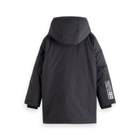 Scotch Shrunk Antracite Longer Length Padded Jacket