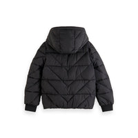 Scotch Shrunk Antracite Water Repellent Hooded Jacket