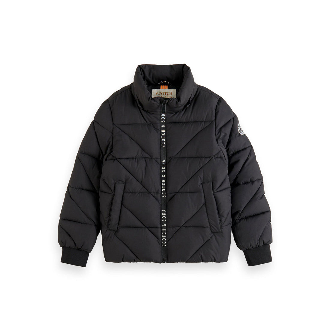 Scotch Shrunk Antracite Water Repellent Hooded Jacket
