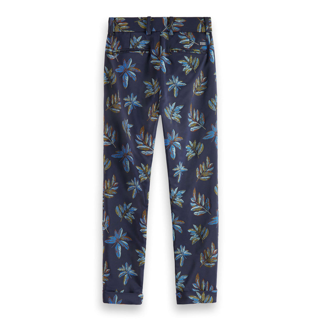 Scotch Shrunk Leaf Jacquard Tapered Fit Pants