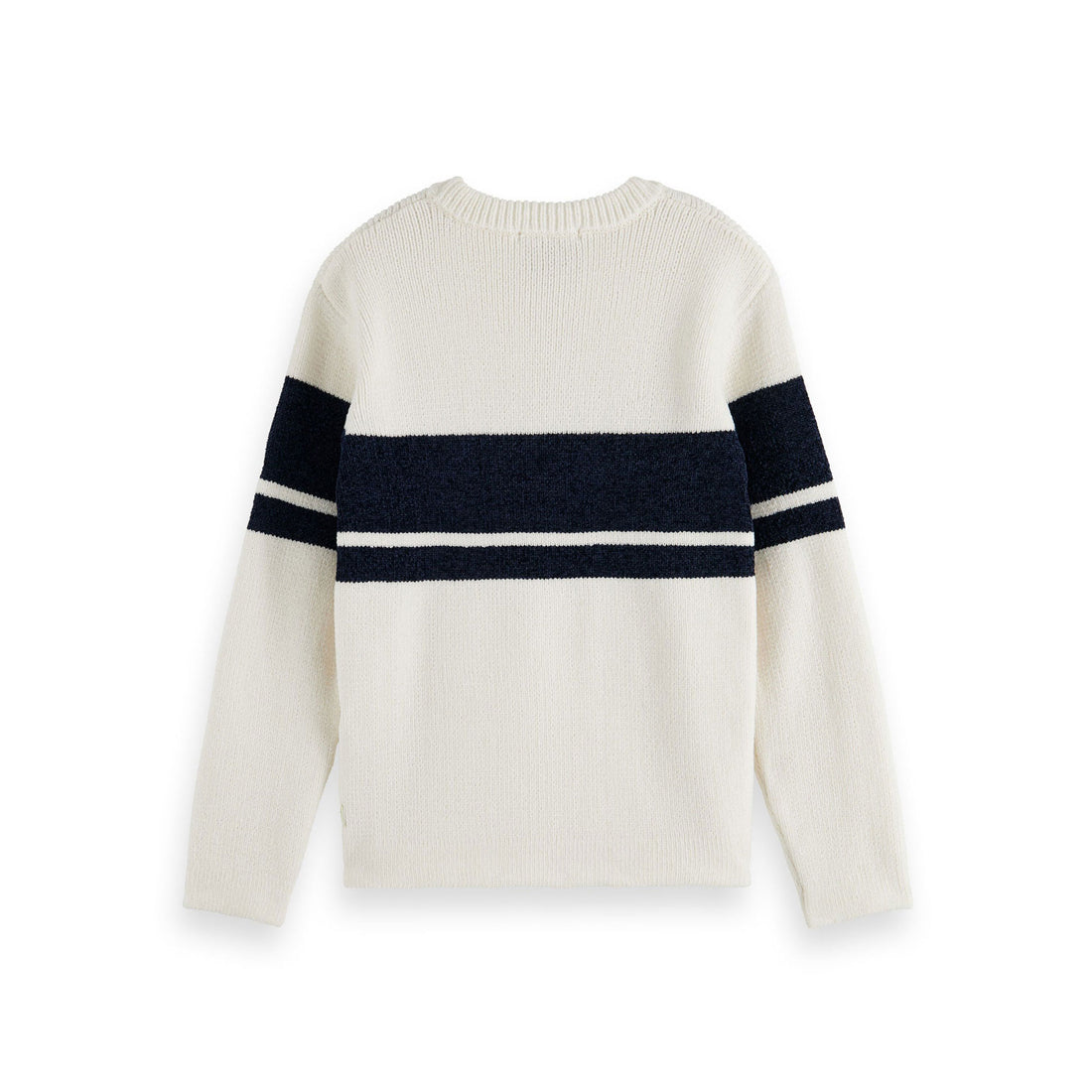 Scotch Shrunk Ecru Chenille Artwork Pullover