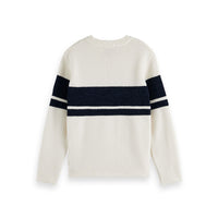 Scotch Shrunk Ecru Chenille Artwork Pullover