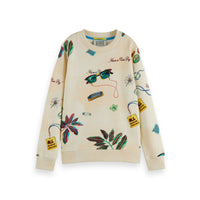 Scotch Shrunk Festival Party Aop Sweatshirt