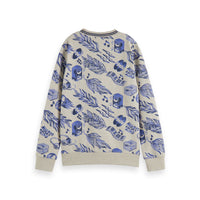 Scotch Shrunk Stereo Lvs Conversion Aop Sweatshirt
